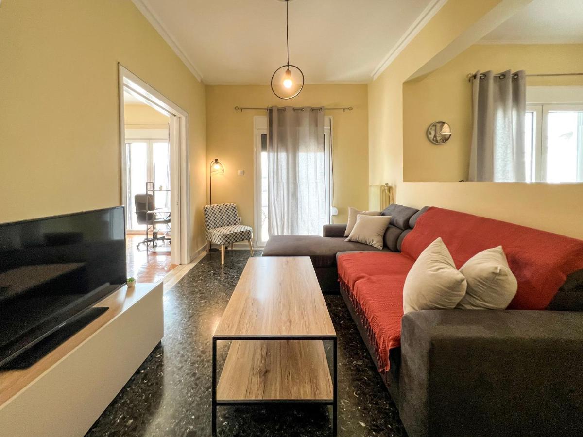 Chiou Spacious 90Sqm Apt In Atény Exteriér fotografie