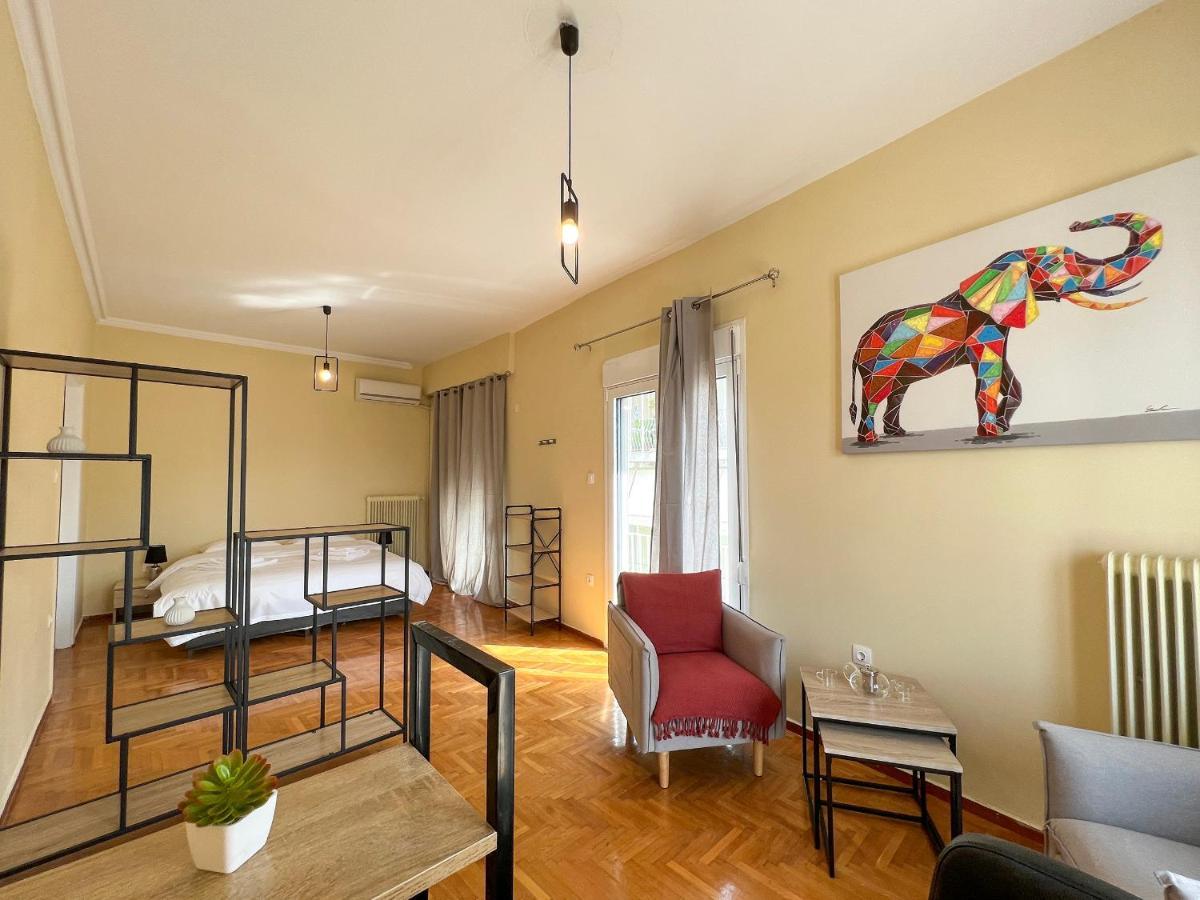 Chiou Spacious 90Sqm Apt In Atény Exteriér fotografie