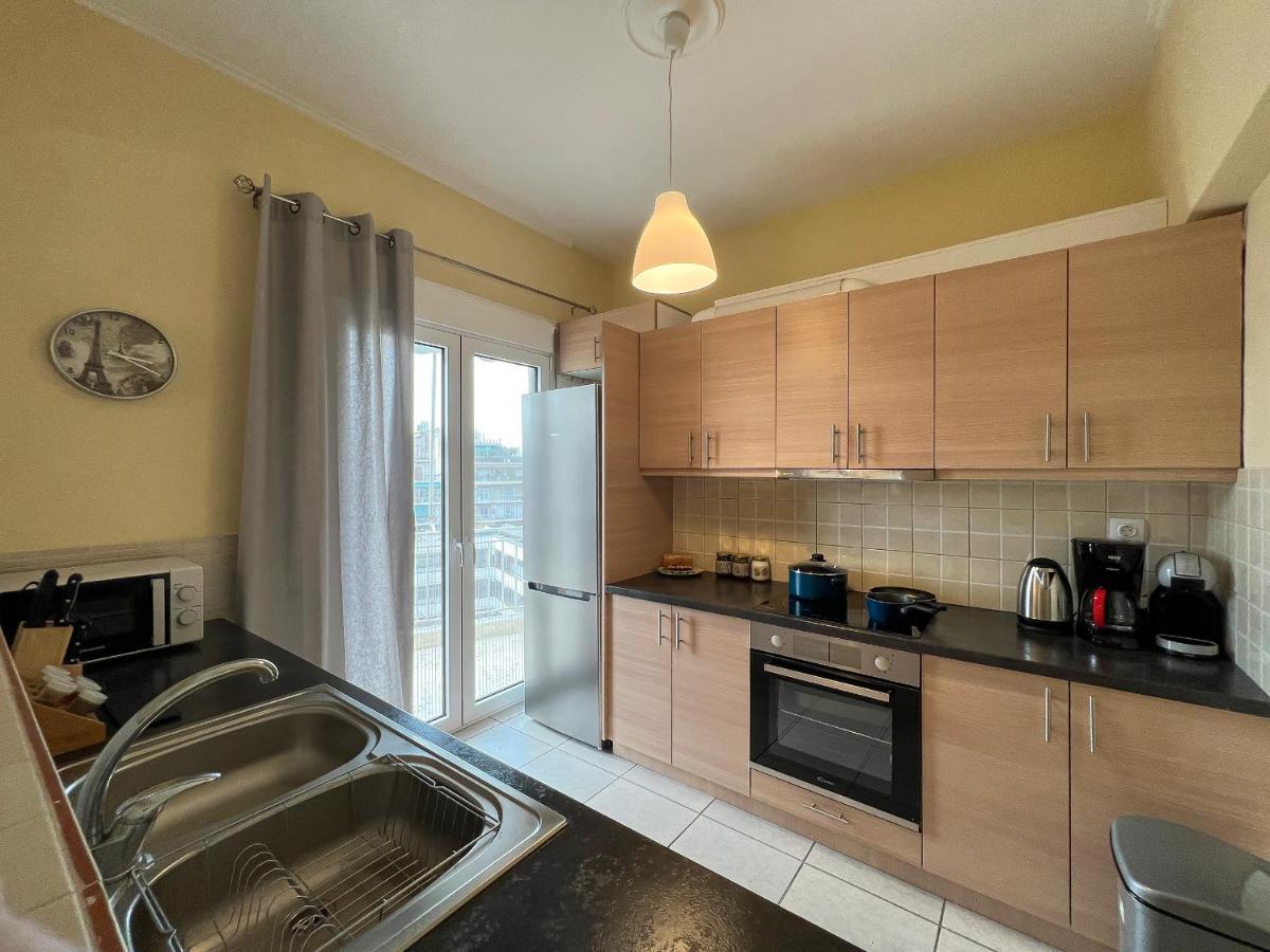 Chiou Spacious 90Sqm Apt In Atény Exteriér fotografie