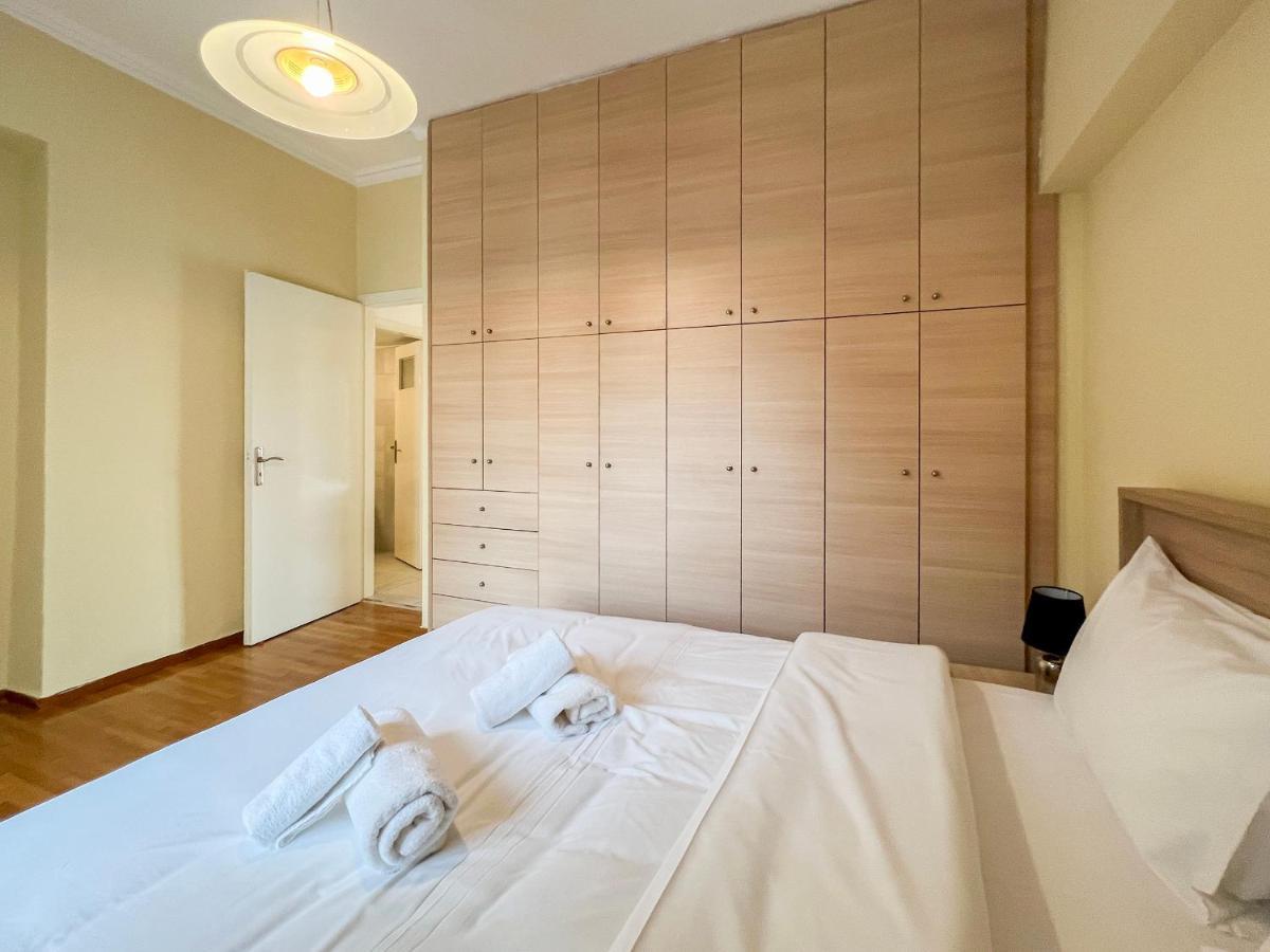Chiou Spacious 90Sqm Apt In Atény Exteriér fotografie